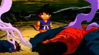 Dragon Ball Movie: Path To Power - Goku's rage when Android 8 dies HD