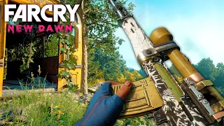 EXPLORING, SHOPS & INSANE CUSTOM WEAPONS in Far Cry New Dawn!