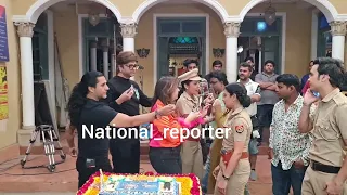 Maddam Sir Serial Actor Gulki Joshi,Yukti Kapoor & Sonali Naik Completes 750 Episodes Cake Cutting