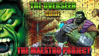 The Maestro Project -  Guide on How to Easily Use Overseer  - Marvel contest of champions