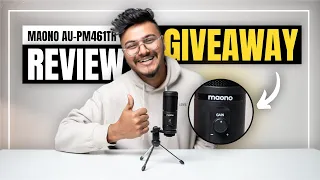 Maono PM461TR Review & Giveaway (2024) | Best Budget USB Microphone For YouTube Videos