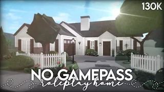 Bloxburg | No Gamepass Roleplay Home | 130k | Speedbuild