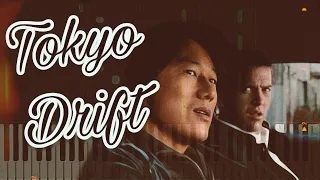 Tokyo Drift - Teriyaki Boyz ( Slow Piano Tutorial)