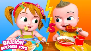 Enjoy Sweet vs Spicy food challenge with the siblings.