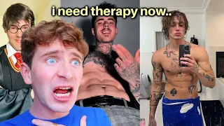 REACTING TO TIKTOK THIRST TRAPS PT 3 *disturbing🥰*