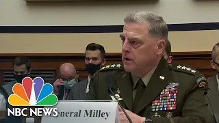 Gen. Milley Warns Of Terror Threat Following Afghanistan Withdrawal