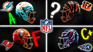 Ranking All 32 REDESIGNED NFL Helmets!!