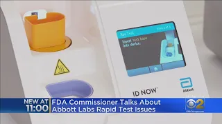 FDA Commissioner Talks About Abbott Labs Rapid Test Issue