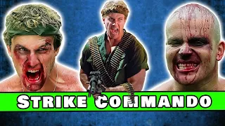 Screaming idiot stores grenades in his prison wallet | So Bad It's Good #153 - Strike Commando