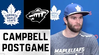Jack Campbell Post Game | Toronto Maple Leafs @ Minnesota Wild | December 4, 2021
