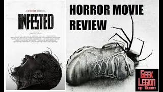 INFESTED ( 2023 Théo Christine ) aka VERMINES Killer Spiders Creature Feature Horror Movie Review