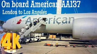 American 137 London to Los Angeles on board