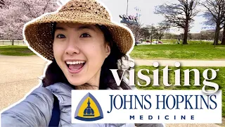 I visited Johns Hopkins Medical School! ft. decision reaction | Spring Break | Senior Year Diaries