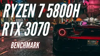 Lenovo Legion 5 Pro - Ryzen 7 5800H + RTX 3070 (140W) - Benchmark 1200p FHD & 1600p QHD