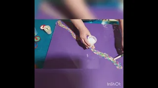 1 Акриловая заливка Воздухом ФЕНОМ Dutch pour в технике жидкий акрил Acrylic fluid pouring.