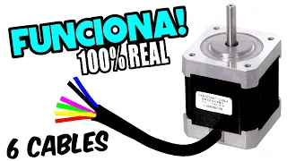 Como conectar MOTOR paso a paso de 6 cables UNIPOLAR sin la controladora!!