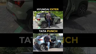 Punch 🤛 vs Exter TATA punch Vs Hyundai Exter ⚡️⚡️⚡️⚡️
