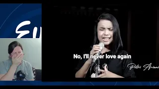 * You Made Me Cry * Lady Gaga - i'll never love again - Cover By Putri Ariani - First Reaction