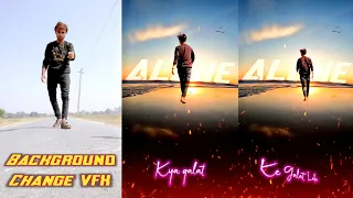 Pata Chala Ki Galat Leke Mai Pata Nikla Amazing & Beautiful Background Change VFX Tutorial