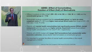 ADHD - Effects of Comorbiditites, Duration of Effect (DoE) of Medication