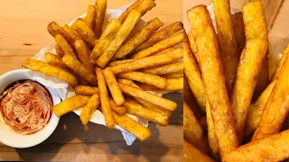 CRISPY FRENCH FRIES 🍟. KRISPIGA Pommes frites. ХРУСТЯЩИЙ КАРТОФЕЛЬ ФРИ.Çıtır patates 🥔