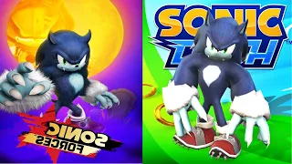 Sonic Forces Speed vs Sonic Dash - Werehog New Character Unlocked All Characters Unlocked Gameplay