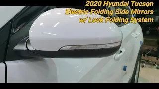 Hyundai Tucson Facelift Electric Folding Side Mirrors Lock folding