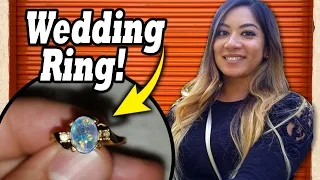 FOUND WEDDING RING I Bought Abandoned Storage Unit Locker Opening Mystery Boxes Storage Wars