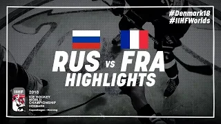 Game Highlights: Russia vs France May 4 2018 | #IIHFWorlds 2018