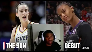 Caitlin Clark FIRST WNBA GAME & Pacers Vs Knicks get Chippy REACTION from LILGERBER