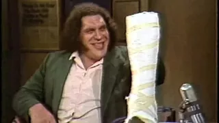 André the Giant on Letterman, January 23, 1984