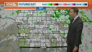 Iowa weather update: Showers and storms are in the forecast on both Friday and Saturday