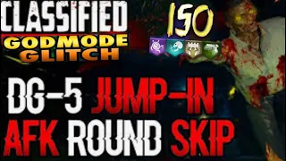 Solo AFK UNLIMITED XP ROUND SKIP GLITCH ON Classified! BO4 Zombie Glitches