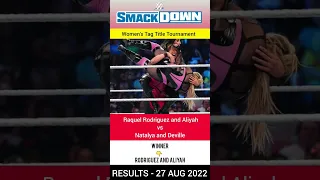 WWE SMACKDOWN MATCH - 3 /  Rodriguez and Aliyah defeated Natalya and Sonya Deville