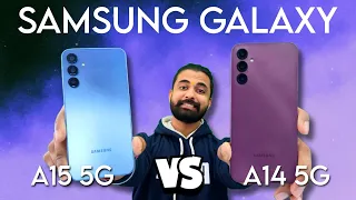Samsung galaxy A15 5g Vs A14 5g Comparison | What changes has Samsung made in the new phone?