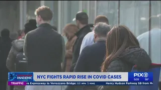 NYC faces rapid rise in COVID cases ahead of holidays