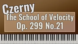 Carl Czerny - The School of Velocity Op. 299 No. 21