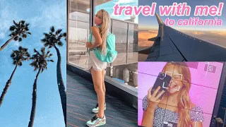 travel vlog | pack and travel with me to go to LA | Pressley Hosbach