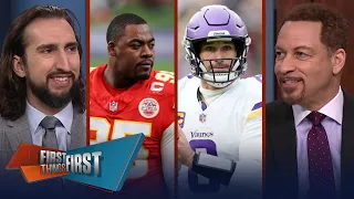 Can Chiefs three-peat w/o Chris Jones, Kirk Cousins' future, Tee Higgins trade? | FIRST THINGS FIRST