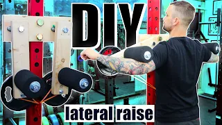 DIY Lateral Raise Machine | How to build equipment for your home gym