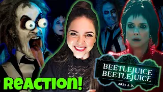 Reacting to 'BEETLEJUICE BEETLEJUICE' TRAILER and It's PERFECT!
