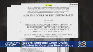 Report: Supreme Court Drafts Opinion To Overturn Roe V. Wade