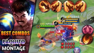 PAQUITO BEST COMBOS MONTAGE🔥 |  PAQUITO BEST MOMENTS | FAST HAND PAQUITO MONTAGE | MLBB