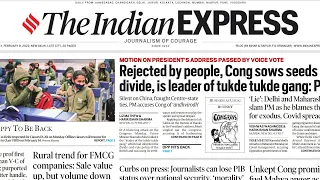 8th February, 2022. The Indian Express Newspaper Analysis presented by Priyanka Ma'am (IRS).