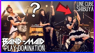 What KANAMI, MISA + MIKU Played at Line Cube Shibuya 'PLAY' + 'DOMINATION' | BAND-MAID Reaction
