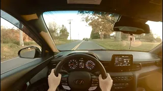 POV Fall Sunset Drive with the Veloster N