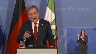 Ministerpräsident Armin Laschet zur aktuellen Lage in der Corona-Virus-Pandemie in NRW, 23.06.2020.