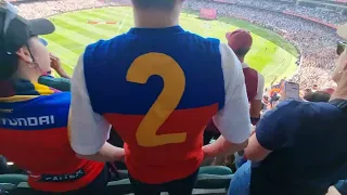 Brisbane Lions entrance AFL Grand Final 2023