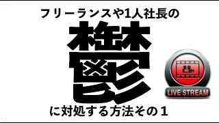 【LIVE】フリーランスや1人社長の鬱に対処する方法その１（zoom対談）