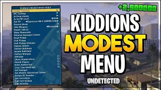 GTA 5 MOD MENU 2022 | ONLINE MOD MENU UNDETECTED | KIDDIONS MOD MENU